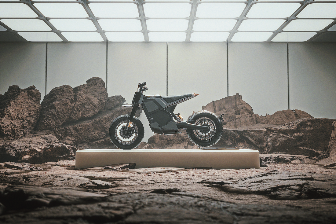 DAB Motors introduces the DAB 1αX electric scrambler.