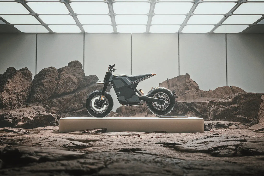 DAB Motors introduces the DAB 1αX electric scrambler.